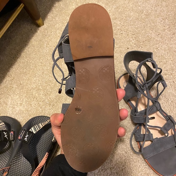 Blue Vince Camuto Lace-Up Sandal - Picture 3 of 6